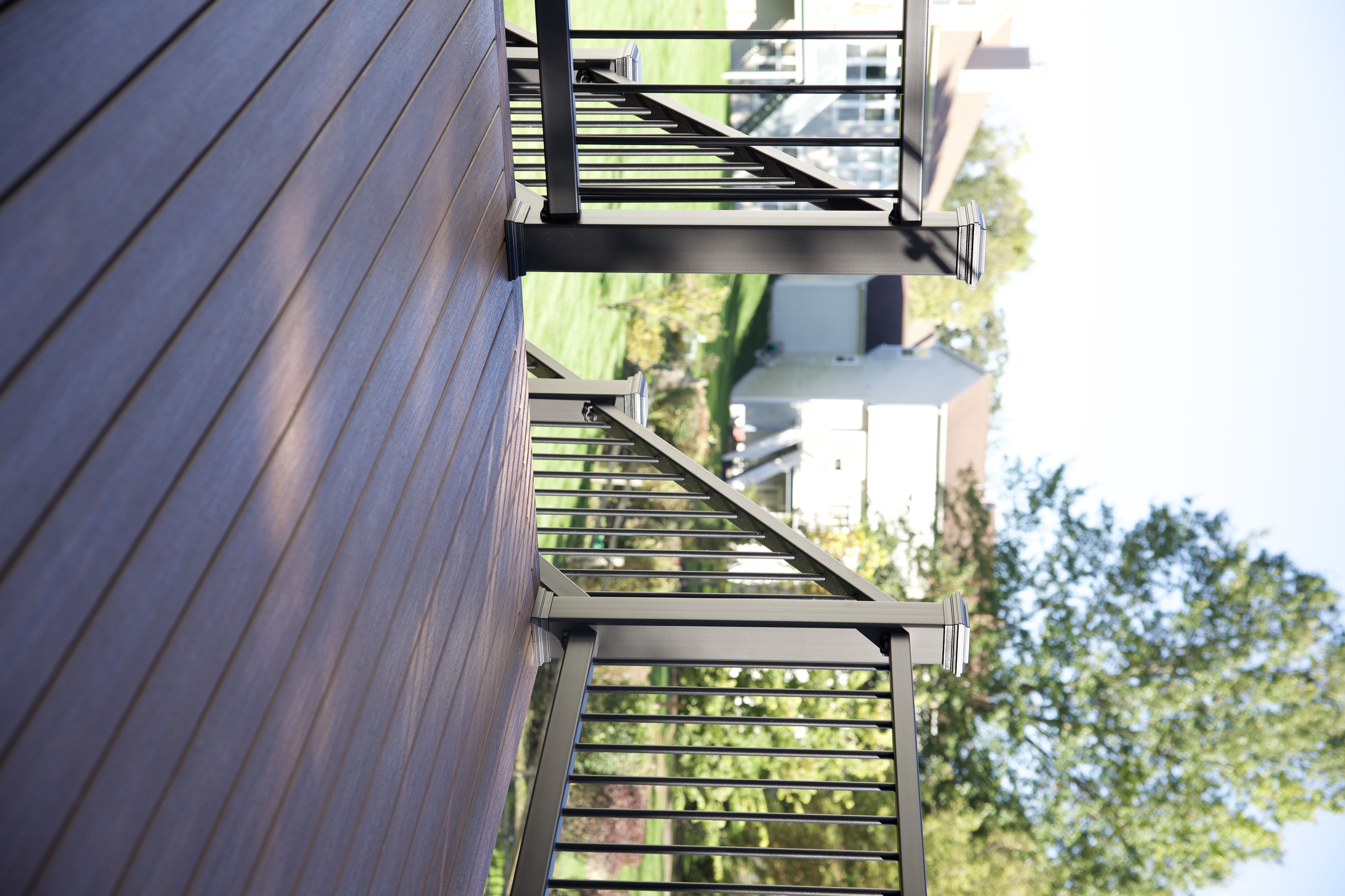 Composite deck built by Osnova Construction in the Chicago suburbs
