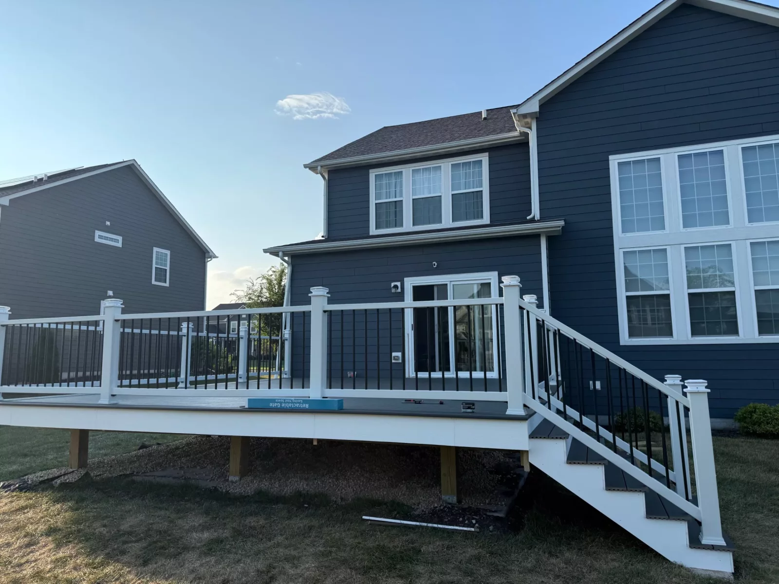 Custom Composite Deck & Aluminum Pergola gallery photo.